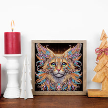 Load image into Gallery viewer, Diamond Painting - Partial Special Shaped - Colorful Cat (30*30CM)
