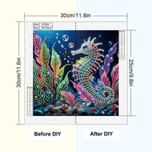 Load image into Gallery viewer, Diamond Painting - Partial Special Shaped - Seahorse (30*30CM)
