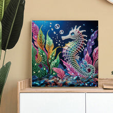 Load image into Gallery viewer, Diamond Painting - Partial Special Shaped - Seahorse (30*30CM)
