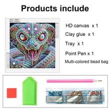Load image into Gallery viewer, Diamond Painting - Partial Special Shaped - Mythical Beast Snake (30*30CM)
