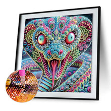 Load image into Gallery viewer, Diamond Painting - Partial Special Shaped - Mythical Beast Snake (30*30CM)
