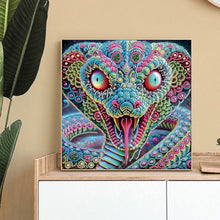 Load image into Gallery viewer, Diamond Painting - Partial Special Shaped - Mythical Beast Snake (30*30CM)
