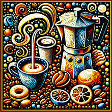 Load image into Gallery viewer, Diamond Painting - Full Round - Coffee (40*40CM)
