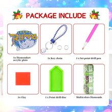 Load image into Gallery viewer, Leeds Rhinos Diamond Painting Keychain Diamond Painting Art Pendant Keychain
