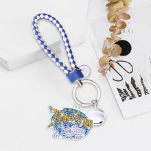 Load image into Gallery viewer, Leeds Rhinos Diamond Painting Keychain Diamond Painting Art Pendant Keychain
