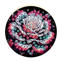 Load image into Gallery viewer, Wooden PET DIY Diamond Painting Magnets Jar Opener Kit Kitchen Tool (Flower A)
