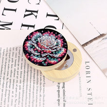 Load image into Gallery viewer, Wooden PET DIY Diamond Painting Magnets Jar Opener Kit Kitchen Tool (Flower A)
