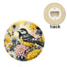 Load image into Gallery viewer, Wooden PET DIY Diamond Painting Magnets Jar Opener Kit Kitchen Tool (Bird A)
