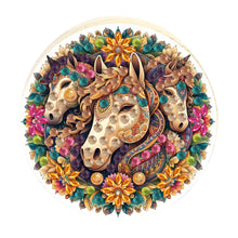 Load image into Gallery viewer, Wooden PET DIY Diamond Painting Magnets Jar Opener Kit Kitchen Tool (Horse)
