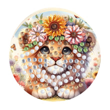 Load image into Gallery viewer, Wooden PET DIY Diamond Painting Magnets Jar Opener Kit Kitchen Tool (Lion)
