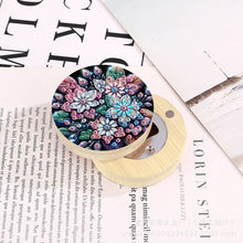 Load image into Gallery viewer, Wooden PET DIY Diamond Painting Magnets Jar Opener Kit Kitchen Tool (Flower C)
