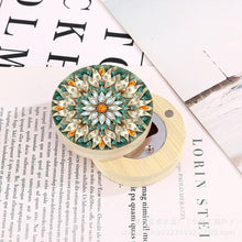 Load image into Gallery viewer, Wooden PET DIY Diamond Painting Magnets Jar Opener Kit Kitchen Tool (Flower E)
