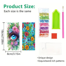 Load image into Gallery viewer, 2Pcs Acrylic DIY Flower Eyes Diamond Painting Phone Holder for Home Office
