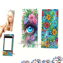 Load image into Gallery viewer, 2Pcs Acrylic DIY Flower Eyes Diamond Painting Phone Holder for Home Office

