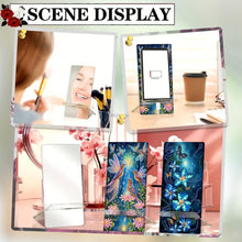 Load image into Gallery viewer, 2Pcs Acrylic DIY Hummingbird Butterfly Flower Diamond Painting Phone Holder
