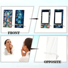Load image into Gallery viewer, 2Pcs Acrylic DIY Hummingbird Butterfly Flower Diamond Painting Phone Holder
