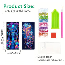 Load image into Gallery viewer, 2Pcs Acrylic DIY Jellyfish Mushroom Diamond Painting Phone Holder for Home Offic
