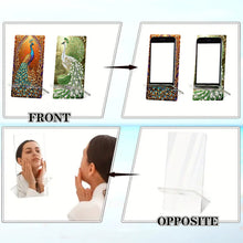 Load image into Gallery viewer, 2Pcs Acrylic DIY Peacock Diamond Painting Phone Holder for Home Office Decor
