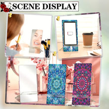 Load image into Gallery viewer, 2Pcs Acrylic DIY Flower Diamond Painting Phone Holder for Home Office Decor
