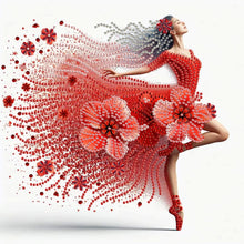 Load image into Gallery viewer, Diamond Painting - Partial Special Shaped - Dancing Girl (30*30CM)
