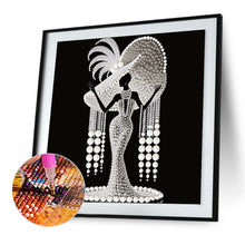 Load image into Gallery viewer, Diamond Painting - Partial Special Shaped - Girl (30*30CM)
