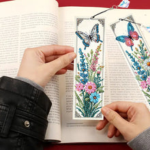 Load image into Gallery viewer, 3Pcs Garden Butterfly DIY Diamond Painting Bookmark for Reading Enthusiasts

