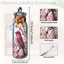 Load image into Gallery viewer, 3Pcs Bird In A Glass Bottle DIY Diamond Painting Bookmark for Reading Enthusiast
