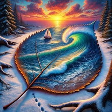 Load image into Gallery viewer, Diamond Painting - Full Round - Sailboat (40*40CM)
