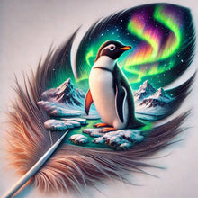 Load image into Gallery viewer, Diamond Painting - Full Round - Penguin In Feathers (40*40CM)

