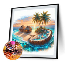 Load image into Gallery viewer, Diamond Painting - Full Round - Coconut Island Scenery (40*40CM)
