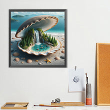 Load image into Gallery viewer, Diamond Painting - Full Round - Resort In Clam Shell (40*40CM)
