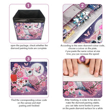 Load image into Gallery viewer, DIY Diamond Painting Storage Box Canvas Organizer Box Diamond Painting Kit (A)

