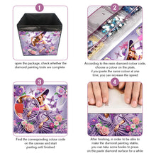 Load image into Gallery viewer, DIY Diamond Painting Storage Box Canvas Organizer Box Diamond Painting Kit (C)
