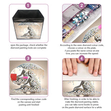 Load image into Gallery viewer, DIY Diamond Painting Storage Box Canvas Organizer Box Diamond Painting Kit (D)
