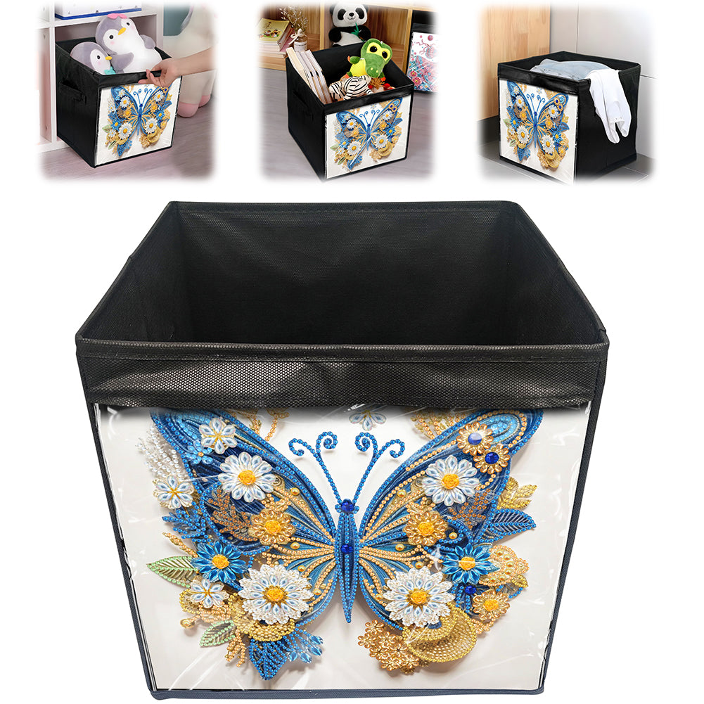 DIY Diamond Painting Storage Box Canvas Organizer Box Diamond Painting Kit (E)