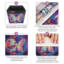 Load image into Gallery viewer, DIY Diamond Painting Storage Box Canvas Organizer Box Diamond Painting Kit (K)
