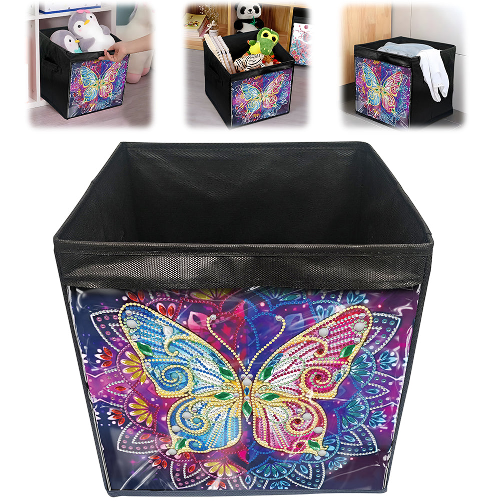 DIY Diamond Painting Storage Box Canvas Organizer Box Diamond Painting Kit (K)