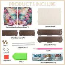 Load image into Gallery viewer, Diamond Painting Storage Box DIY 5D Diamond Painting Jewelry Box (Butterfly A)
