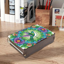 Load image into Gallery viewer, Diamond Painting Storage Box DIY 5D Diamond Painting Jewelry Box (Hummingbird)
