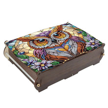 Load image into Gallery viewer, Diamond Painting Storage Box DIY 5D Diamond Painting Jewelry Box (Owl B)
