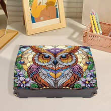 Load image into Gallery viewer, Diamond Painting Storage Box DIY 5D Diamond Painting Jewelry Box (Owl B)
