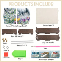 Load image into Gallery viewer, Diamond Painting Storage Box DIY 5D Diamond Painting Jewelry Box (Flower B)
