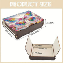 Load image into Gallery viewer, Diamond Painting Storage Box DIY 5D Diamond Painting Jewelry Box (Butterfly B)
