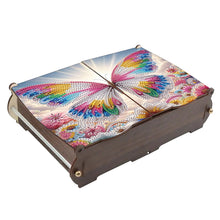 Load image into Gallery viewer, Diamond Painting Storage Box DIY 5D Diamond Painting Jewelry Box (Butterfly B)
