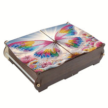 Load image into Gallery viewer, Diamond Painting Storage Box DIY 5D Diamond Painting Jewelry Box (Butterfly B)
