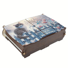 Load image into Gallery viewer, Diamond Painting Storage Box DIY 5D Diamond Painting Jewelry Box (Cat B)
