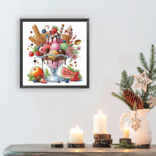 Load image into Gallery viewer, Diamond Painting - Partial Special Shaped - Ice Cream Dessert (30*30CM)
