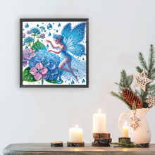 Load image into Gallery viewer, Diamond Painting - Partial Special Shaped - Hydrangea And Girl (30*30CM)
