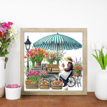 Load image into Gallery viewer, Diamond Painting - Partial Special Shaped - Flower Stall (30*30CM)
