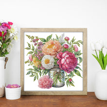 Load image into Gallery viewer, Diamond Painting - Partial Special Shaped - Flowers (30*30CM)
